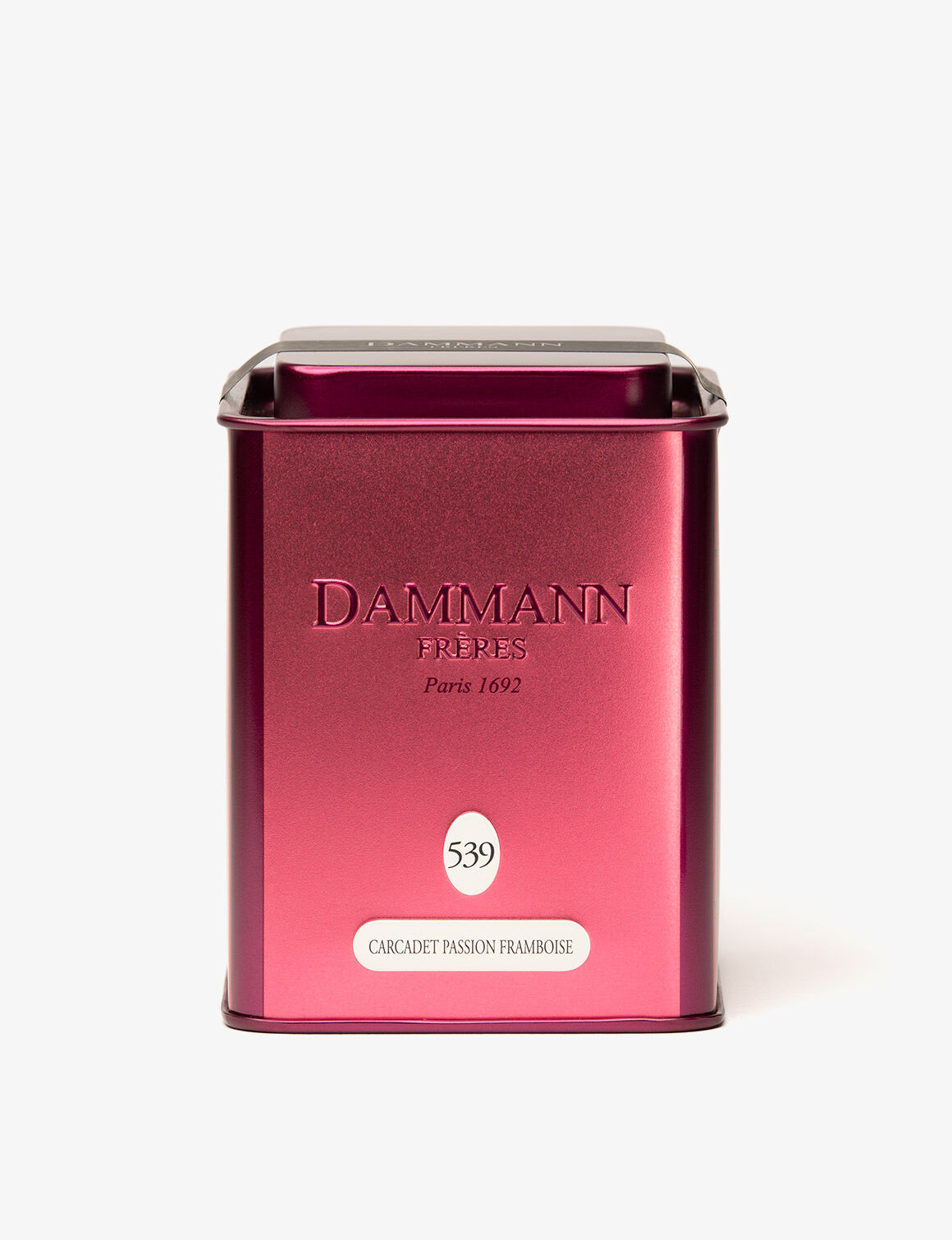 Boîte métal vrac 100g - 539 - CARCADET PASSION FRAMBOISE