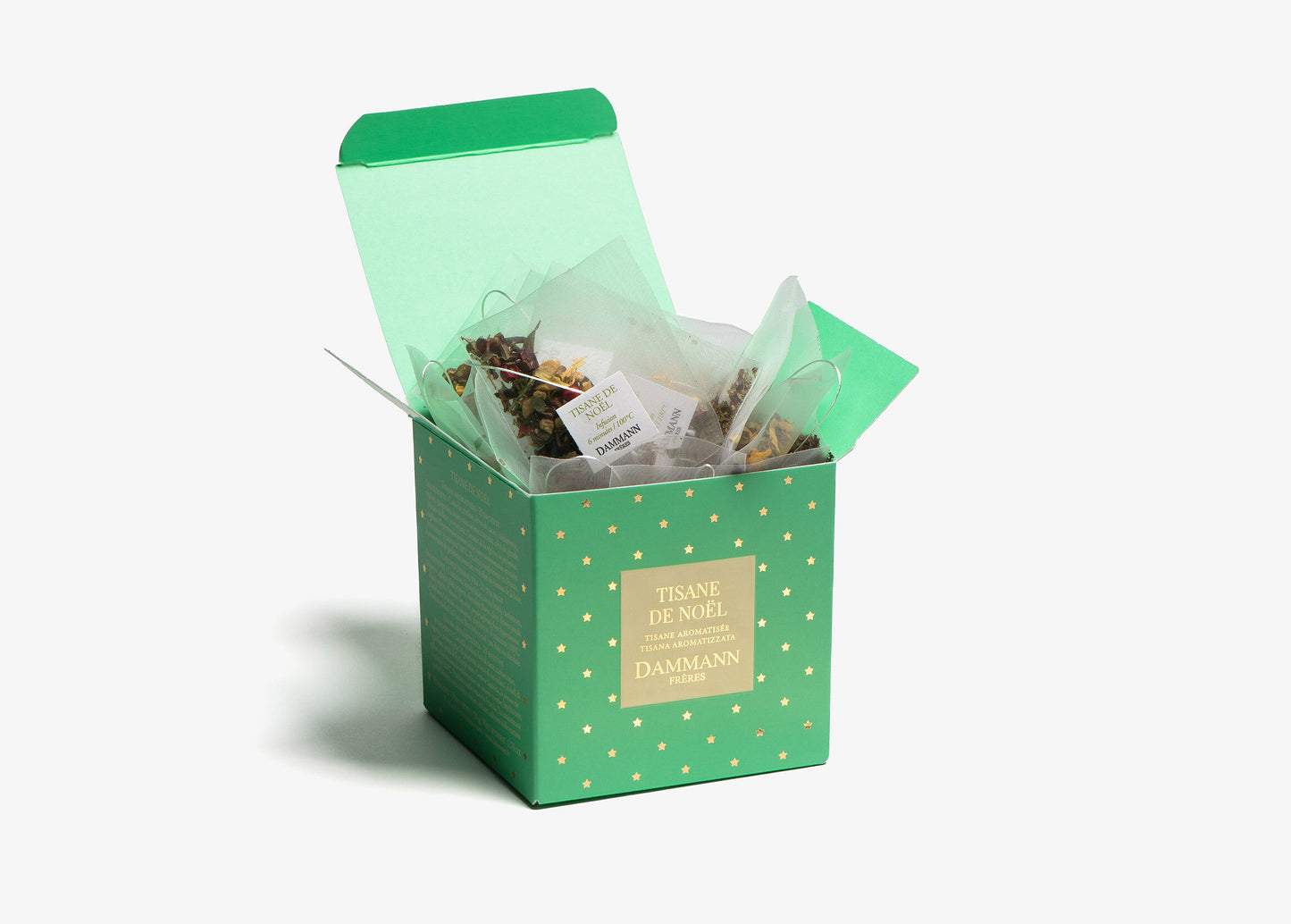 Boîte Sachets Cristal x25 - TISANE DE NOËL
