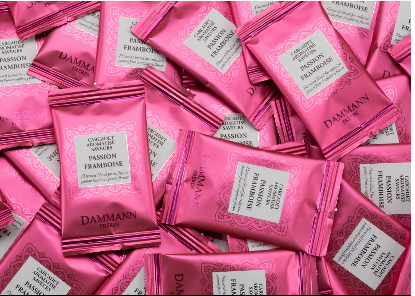 Carton Sachets Enveloppés x250 - PASSION FRAMBOISE
