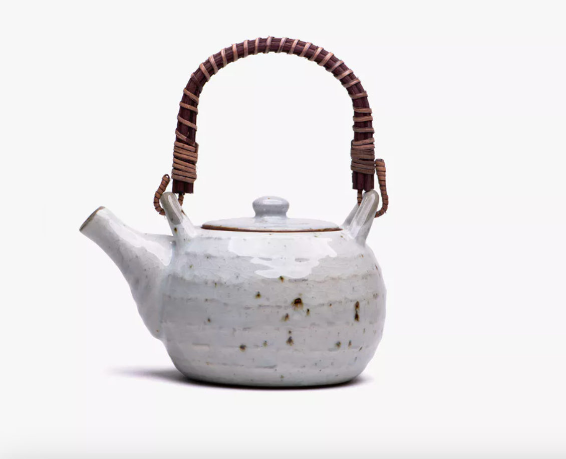 Théière en grès - YUKI - 0,6L - porcelaine blanche