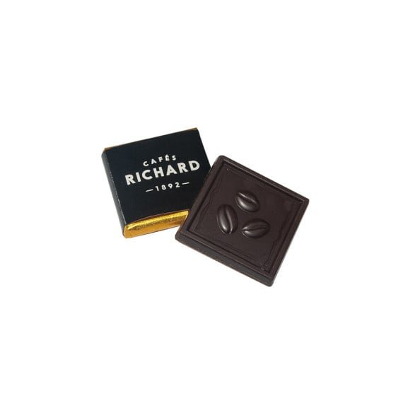 Carré chocolat noir 4g - Richard - 200 pièces