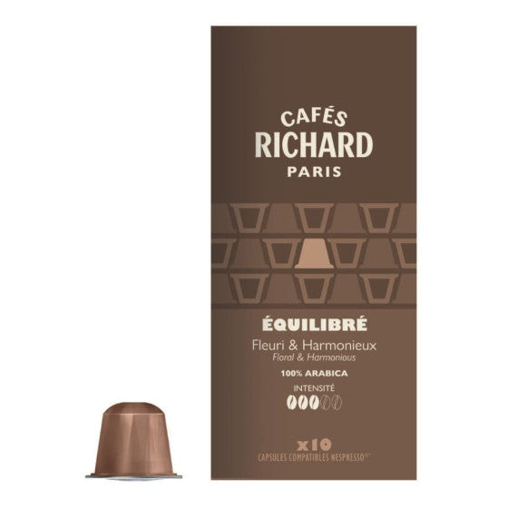 Café expresso Équilibré capsules compatibles Nespresso® x10
