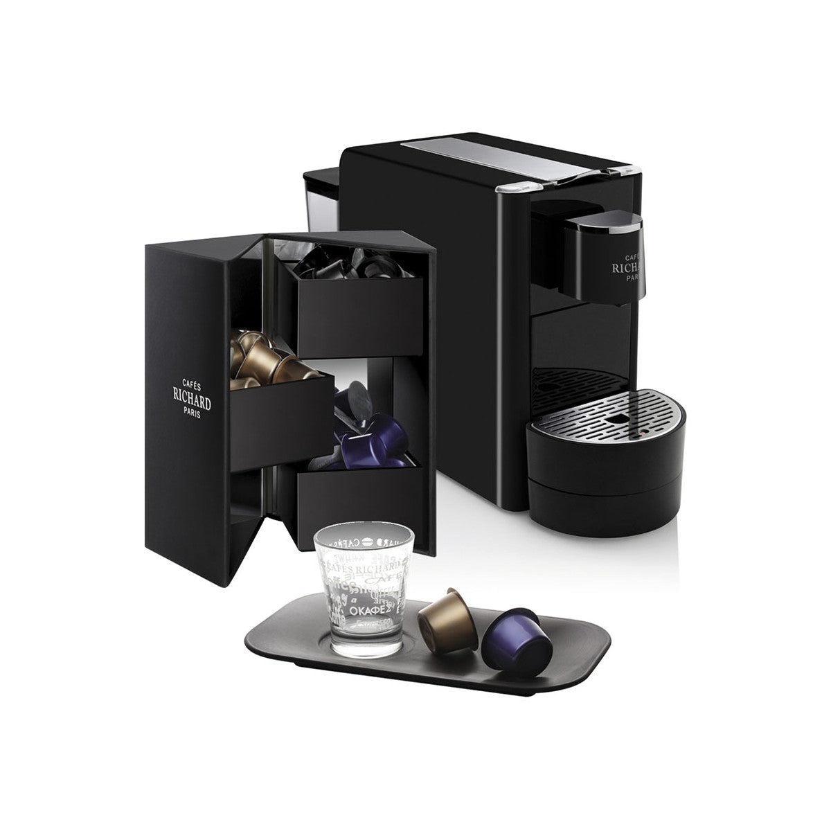 Café expresso décaféiné capsules premium n°6 pour machine Ventura Richard x24