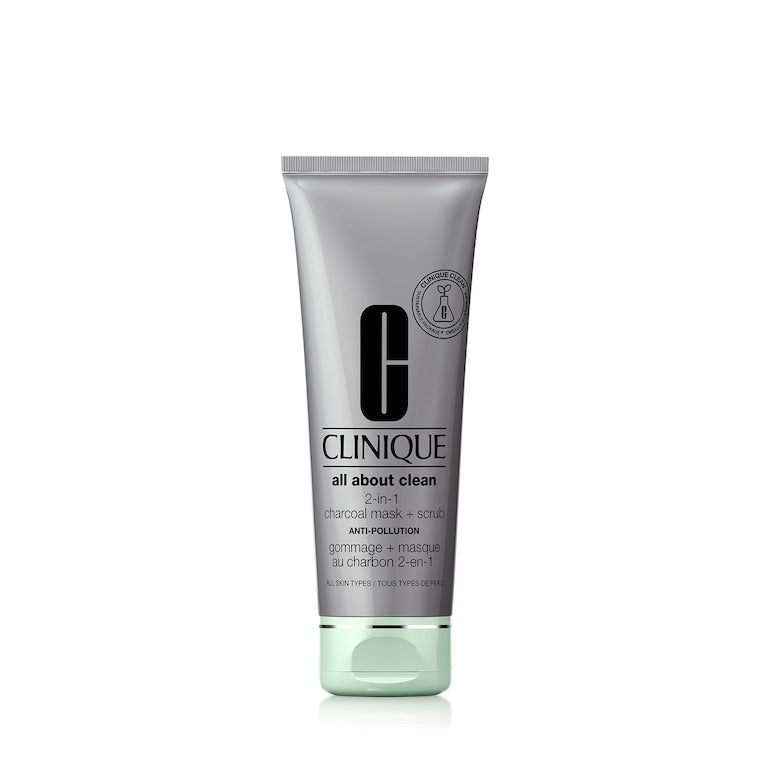 All About Clean™ Gommage + Masque au Charbon 2-en-1 tous types de peaux 100ml