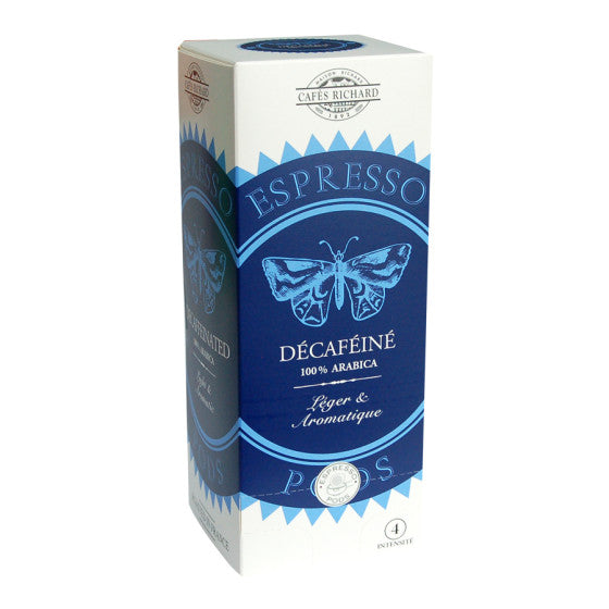 Décaféiné pods ESE étui x25 - 100% arabica