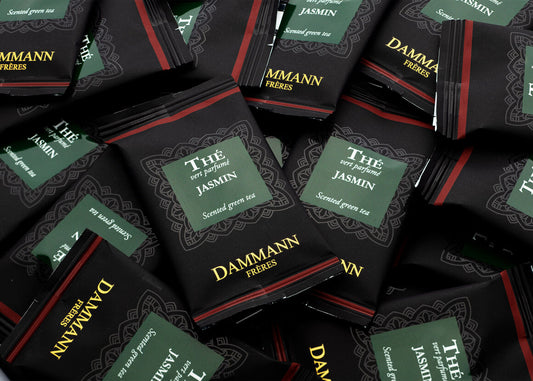 Carton Sachets Enveloppés x250 - THÉ VERT AU JASMIN