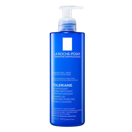Toleriane Gel Moussant Purifiant Apaisant Double Nettoyant 400ml