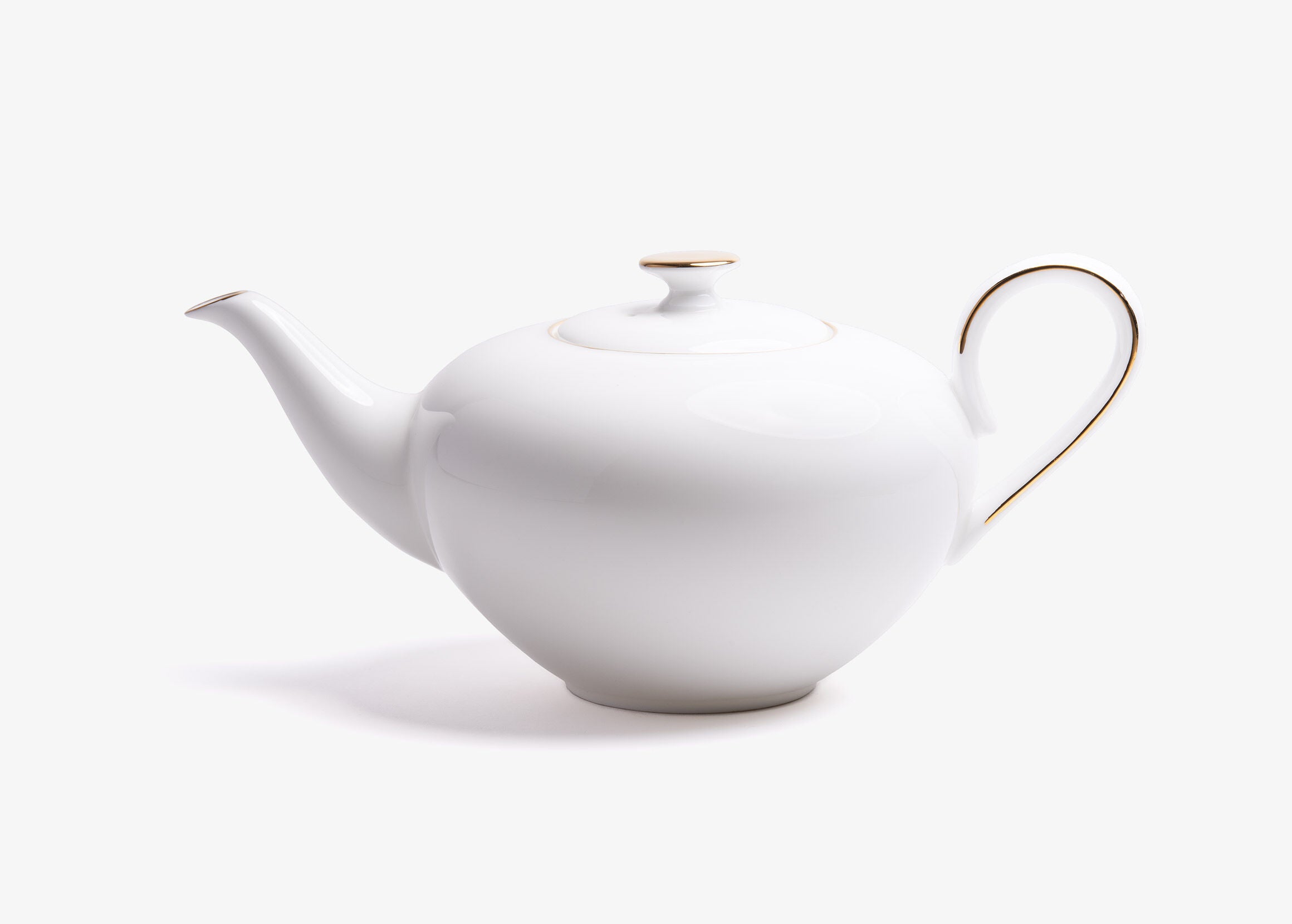 Théière en verre - CONCORDE. théière 1L bone china liseré or