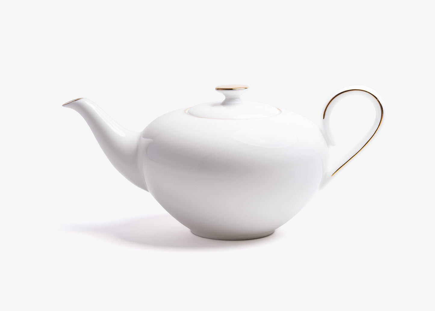 Théière en verre - CONCORDE. théière 1L bone china liseré or