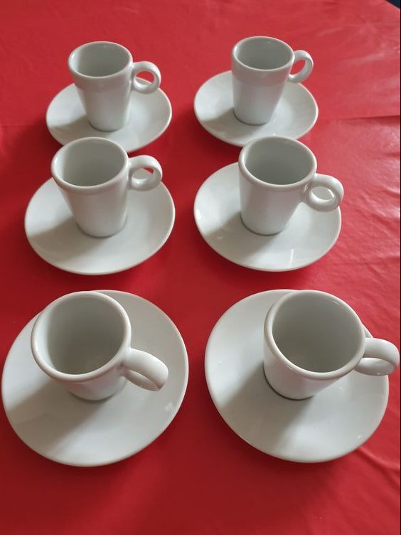 Tasse et Soucoupe - SLIM ESPRESSO - 6cl x 6 pièces