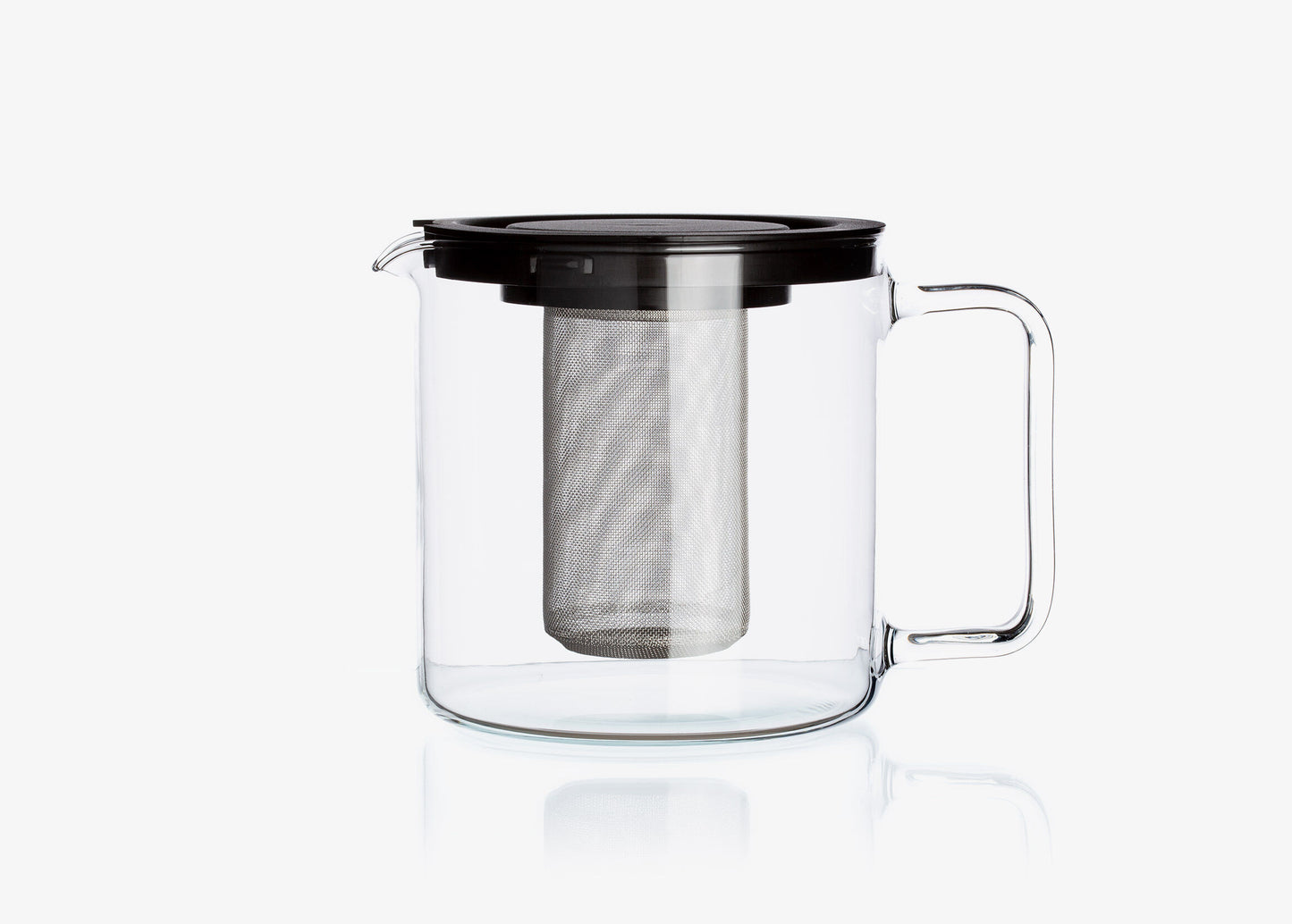 Théière en verre - METROPOLIS. théière filtre inox 1.3L