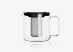Théière en verre - METROPOLIS. théière filtre inox 1.3L