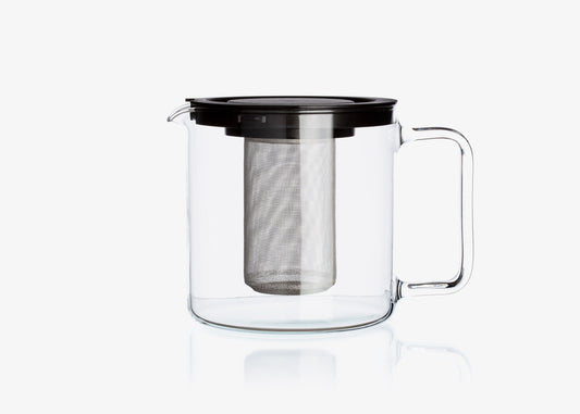 Théière en verre - METROPOLIS. théière filtre inox 1.3L