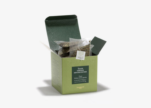 Boîte Sachets Cristal x25 - VERVEINE-MENTHE POIVRÉE