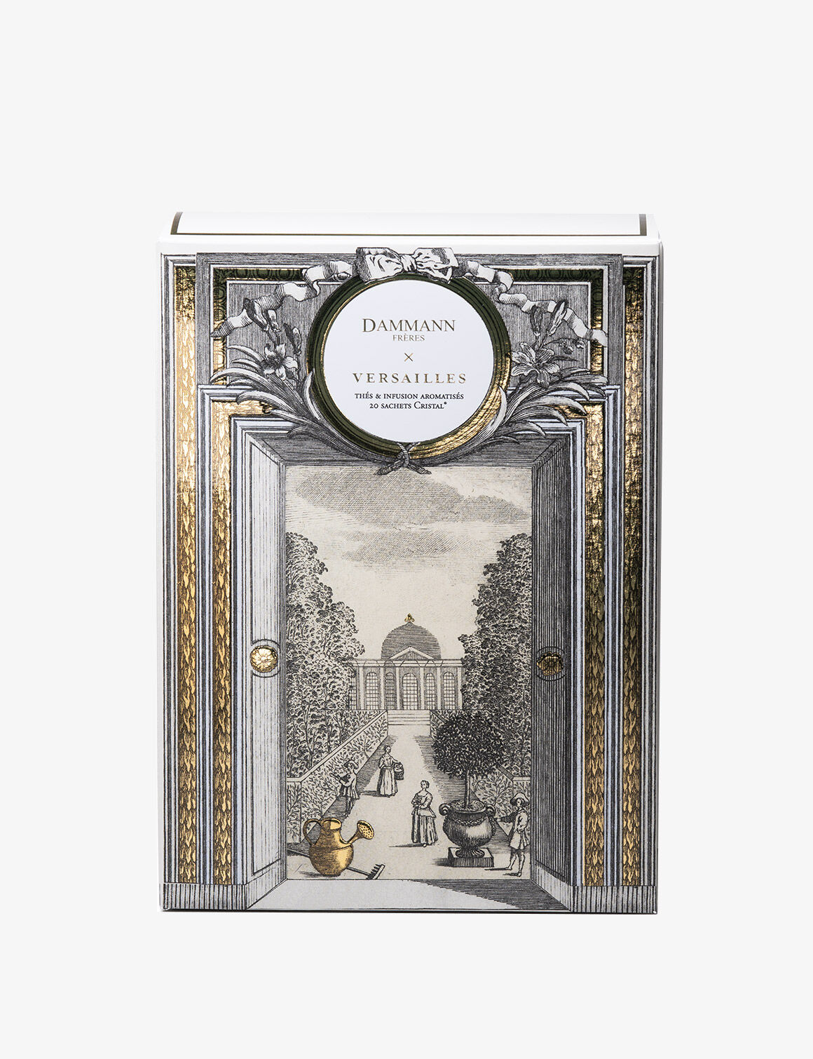 COFFRET VERSAILLES. assortiment 20 sachets. 4 thés + 1 infusion