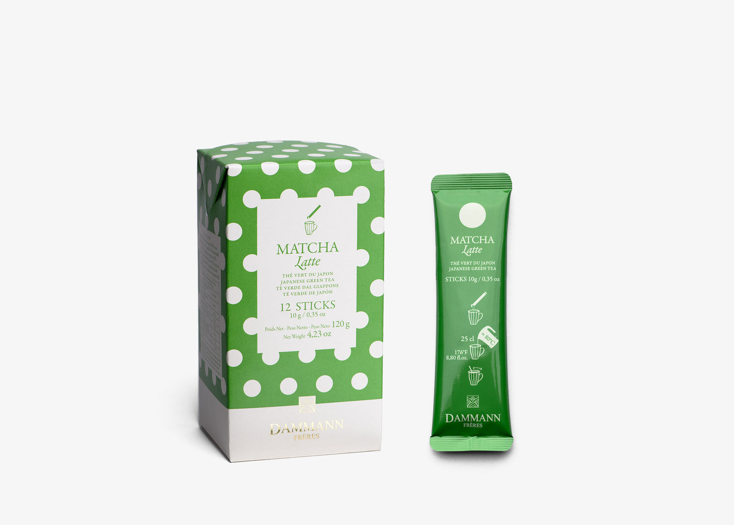 Étui x12 sticks matcha latte