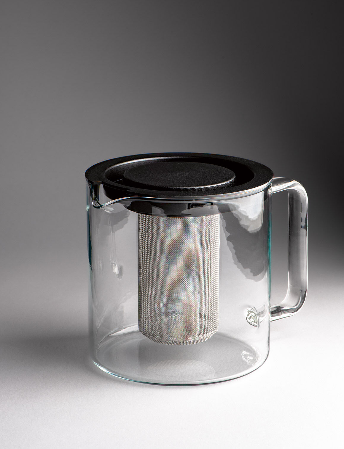 Théière en verre - METROPOLIS. théière filtre inox 1.3L