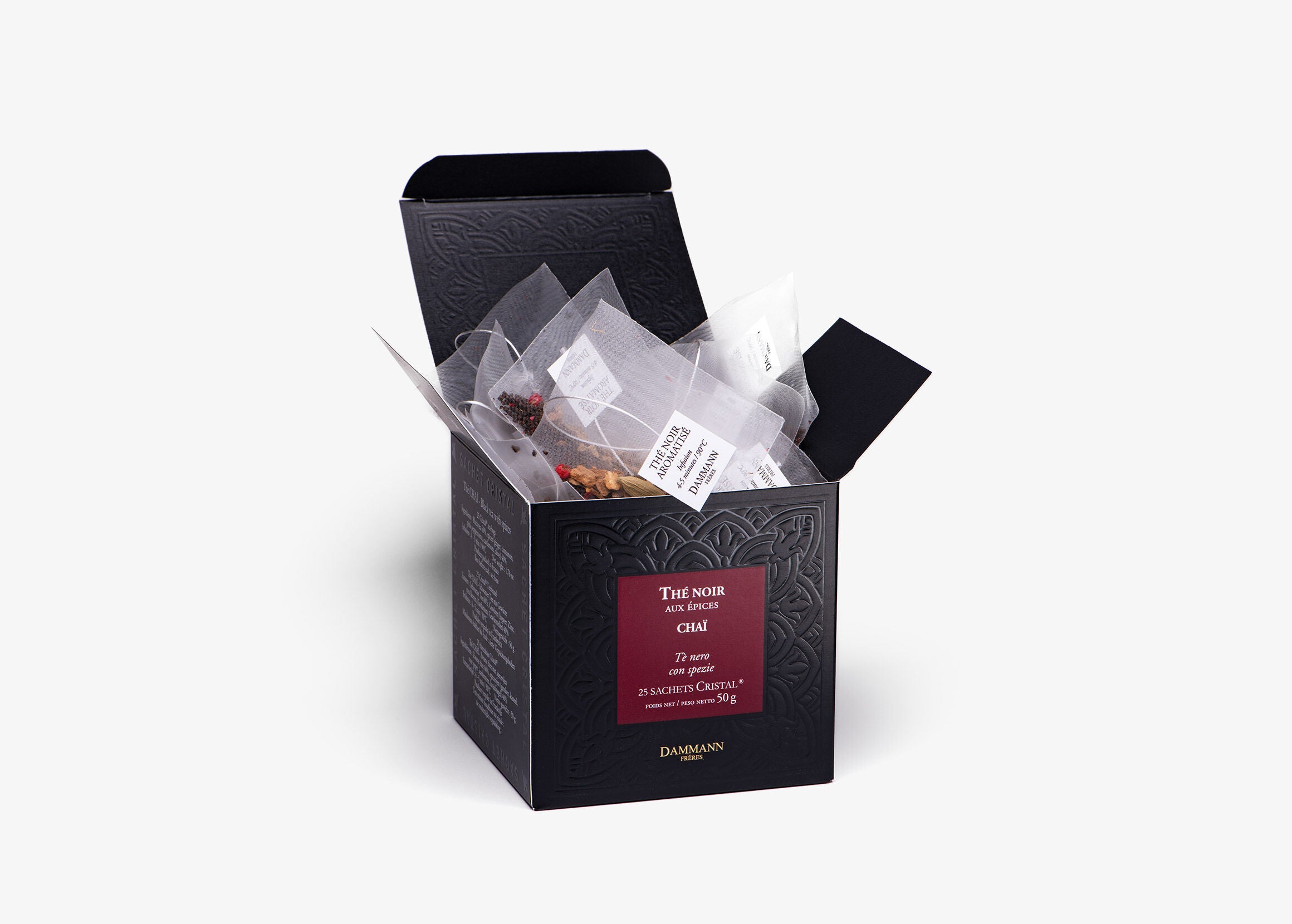 Boîte Sachets Cristal x25 - CHAÏ