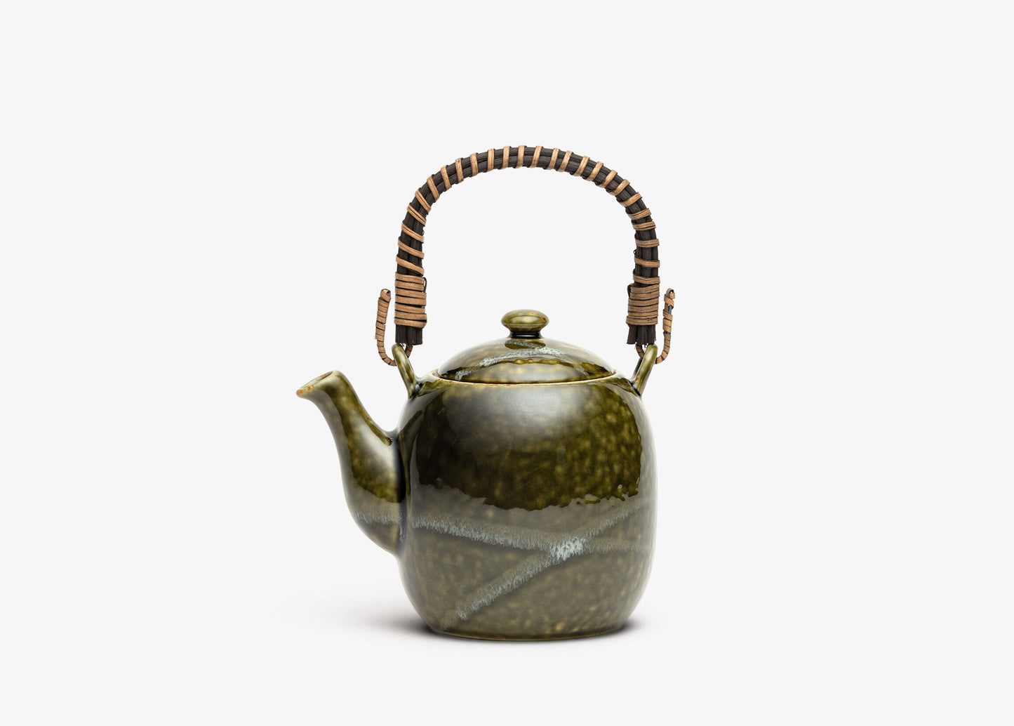 Théière en grès - YOAKE. théière verte 0.6 L