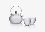 Théière + Bol - BLOOM. théière en verre 0.65 L + 2  bols à thé 10 cl