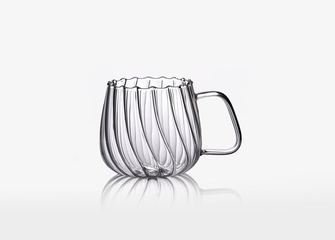 Tasse - CLOTILDE grande tasse en verre 40 cl