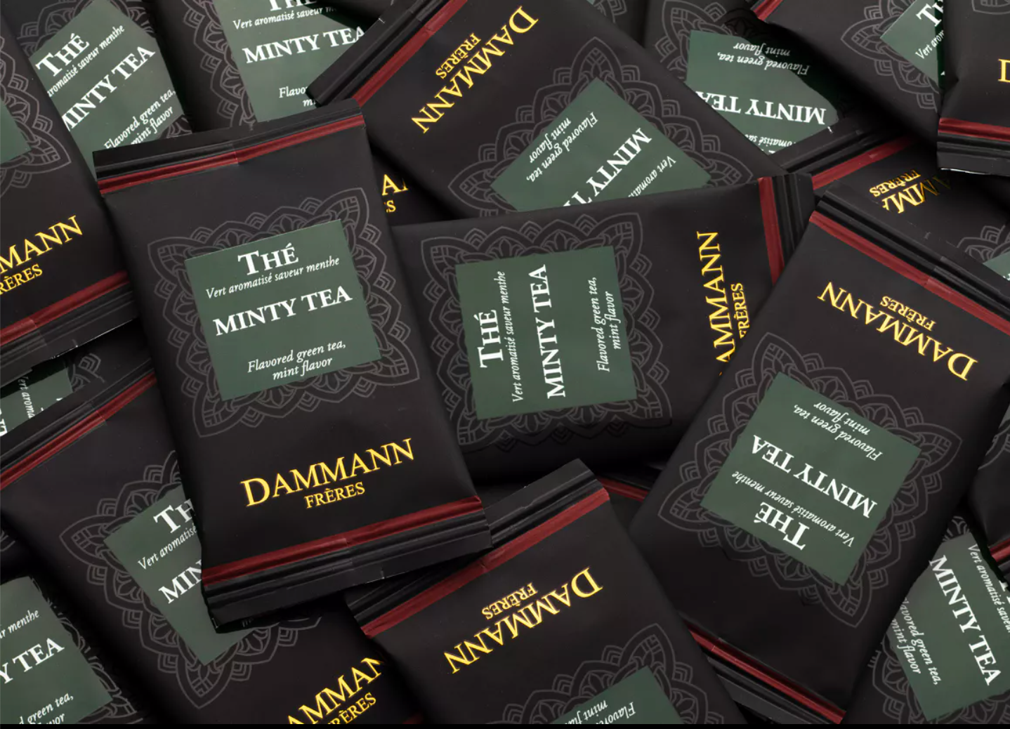 Carton Sachets Enveloppés x250 - MINTY TEA