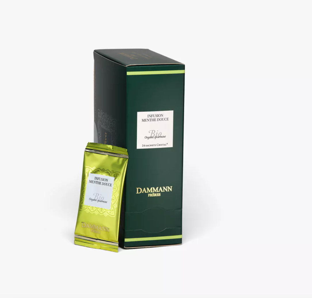 Boîte Sachets Enveloppés x24 - MENTHE DOUCE BIO