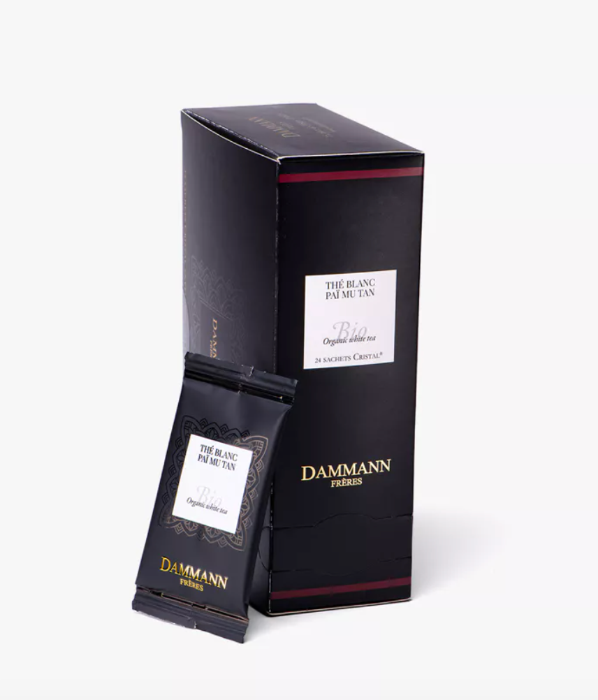 Boîte Sachets Enveloppés x24 - THÉ BLANC PAÏ MU TAN BIO