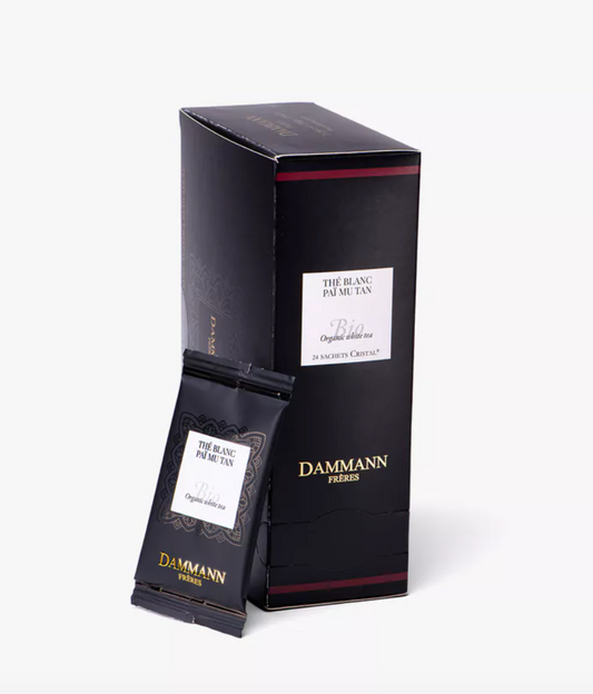 Boîte Sachets Enveloppés x24 - THÉ BLANC PAÏ MU TAN BIO