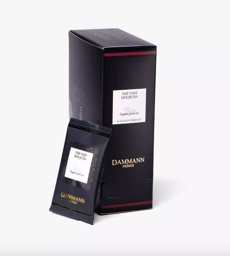 Boîte Sachets Enveloppés x24 - THÉ VERT TORRÉFIÉ HOUJICHA BIO