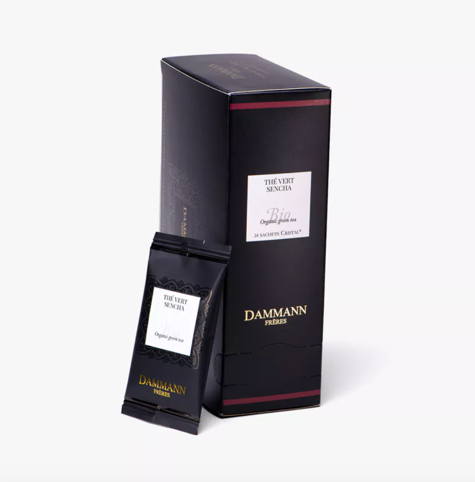 Boîte Sachets Enveloppés x24 - THÉ VERT SENCHA BIO
