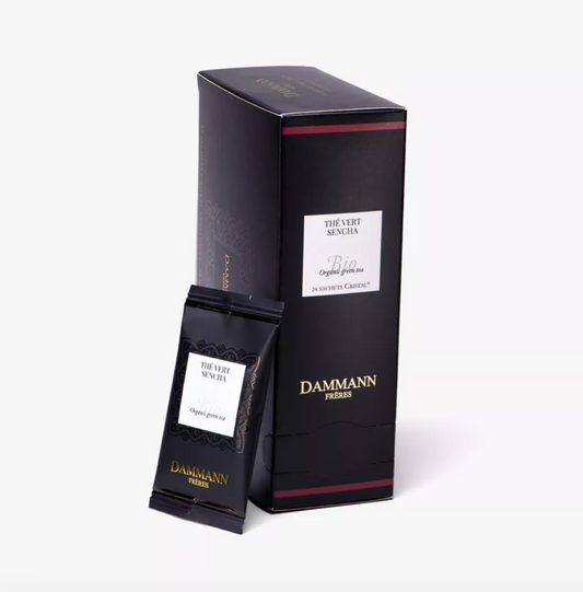 Boîte Sachets Enveloppés x24 - THÉ VERT SENCHA BIO