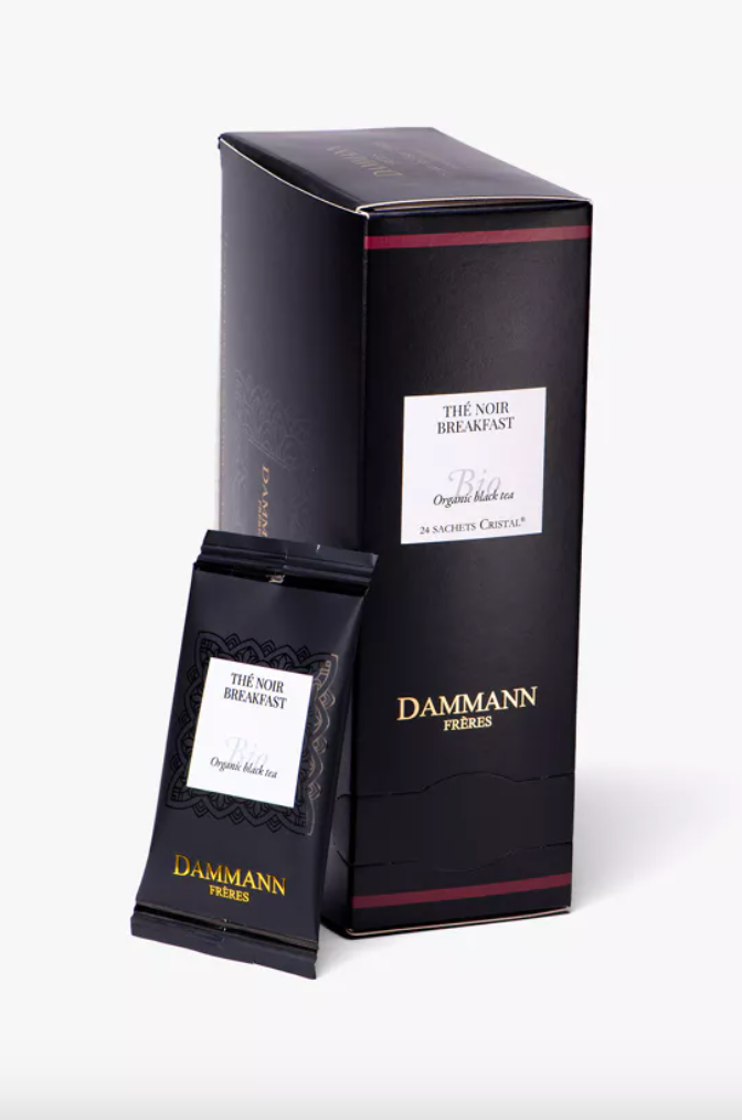 Boîte Sachets Enveloppés x24 - THÉ NOIR BREAKFAST BIO