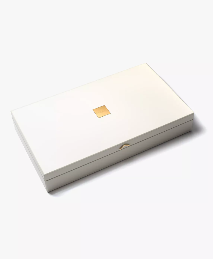 Coffret - PALACE - bois laqué ivoire (72 sachets Cristal®)