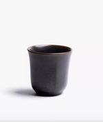 KURO - bol à thé porcelaine - 15cl - gris foncé mat