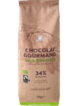 Préparation lactée au chocolat Richard 34% cacao BIO et Equitable (for automatic machines) - 1kg
