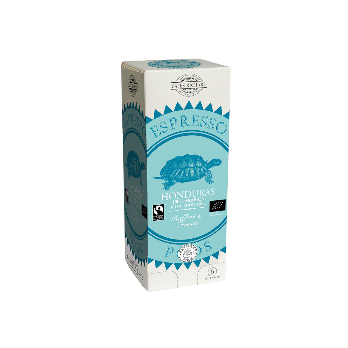 Café Honduras Bio et équitable pods ESE étui x25