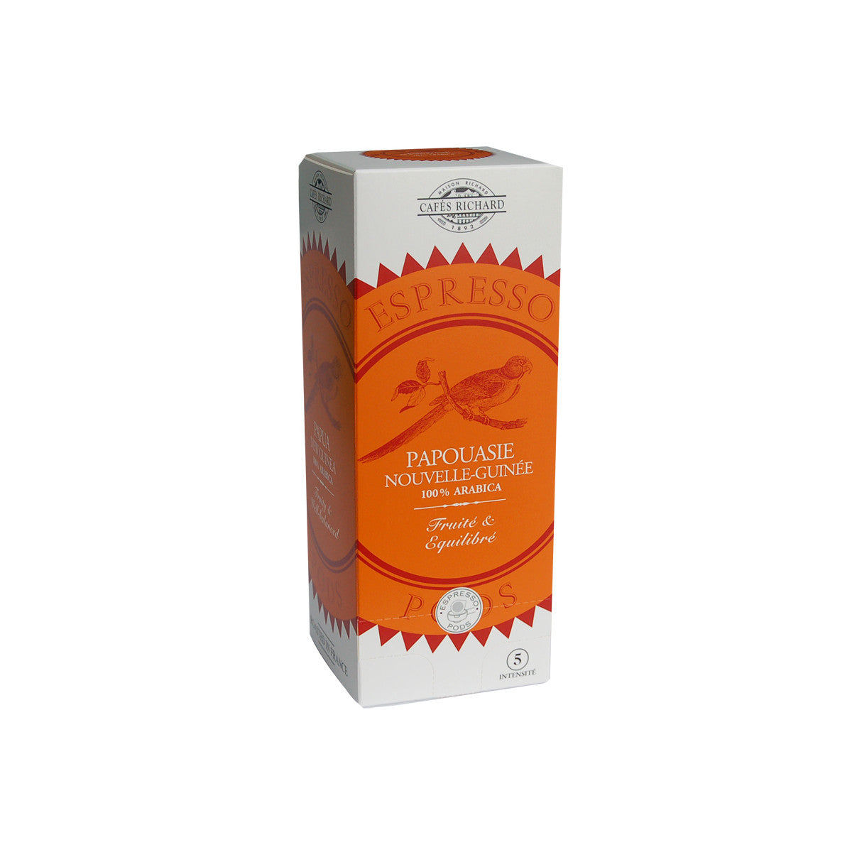 Café Papouasie pods ESE étui x25