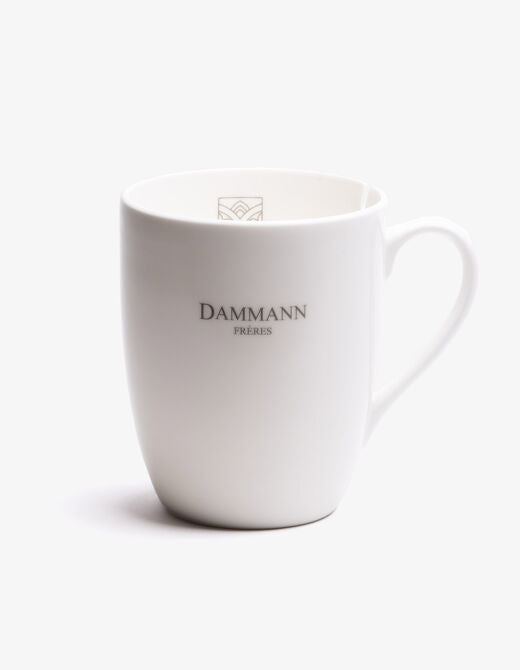 MUG HOTEL. porcelaine blanche DAMMANN FRÈRES 35cl