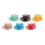 Tasse et Soucoupe - BARISTA assorties DOUBLE ESPRESSO - 20cl x 6 pièces