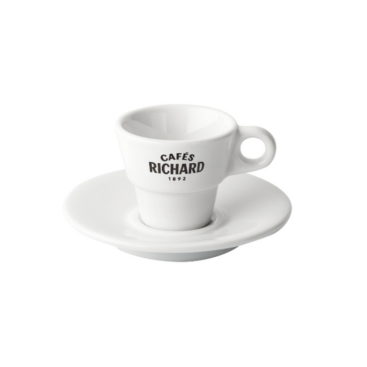 Tasse et Soucoupe - RICHARD ZINC COFFEE - 7cl x 6 pièces