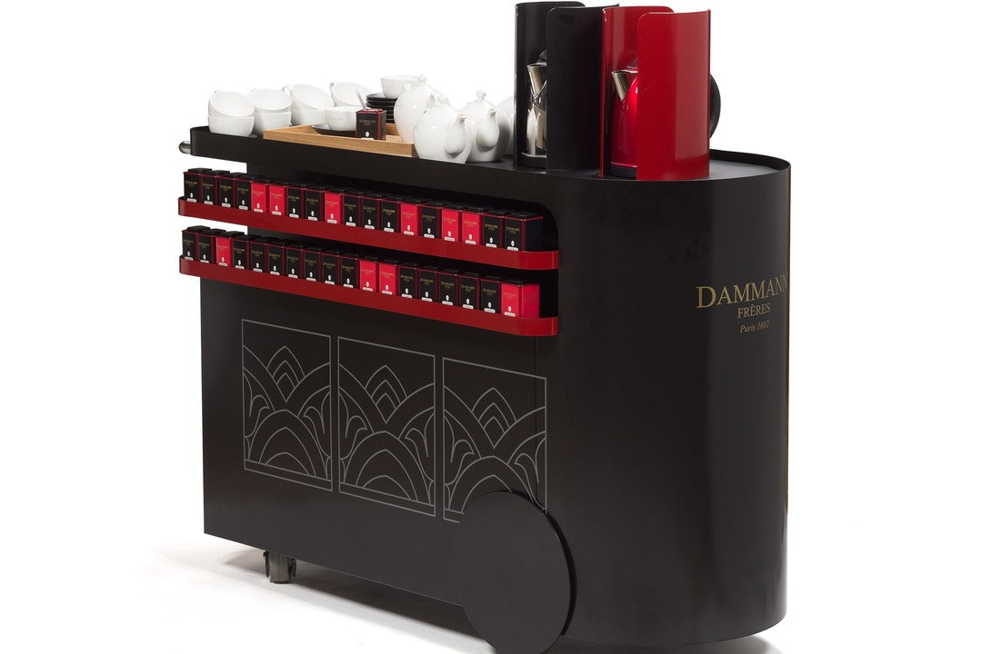 Chariot Roulant - TABLE DE SERVICE POUR LE THÉ / TEA TROLLEY FOR TEA TIME