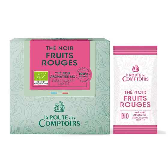 Thé noir Fruits rouges Bio X40